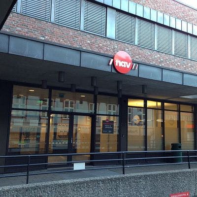 Eksteriør av NAV-kontor på Tøyen i Oslo.