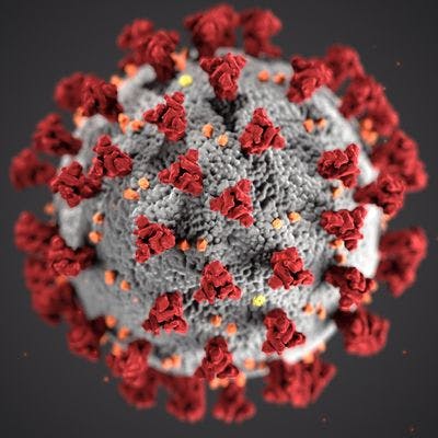 Illustrasjon av koronaviruset.